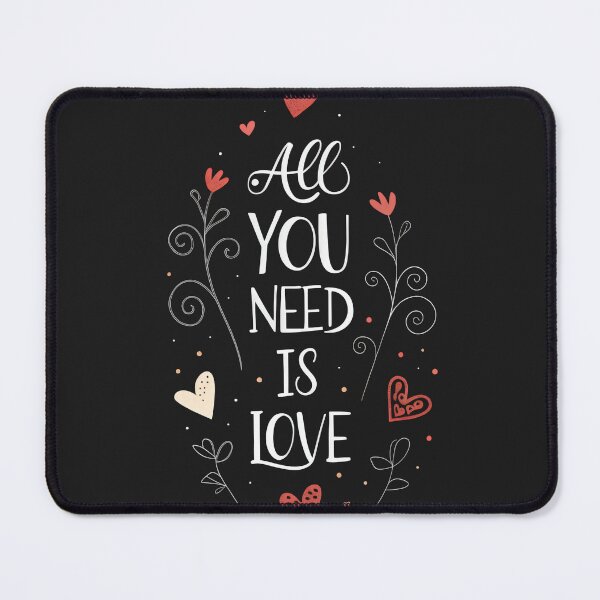 Item preview, all you need is love red hearts designed and sold by GogoGrove.