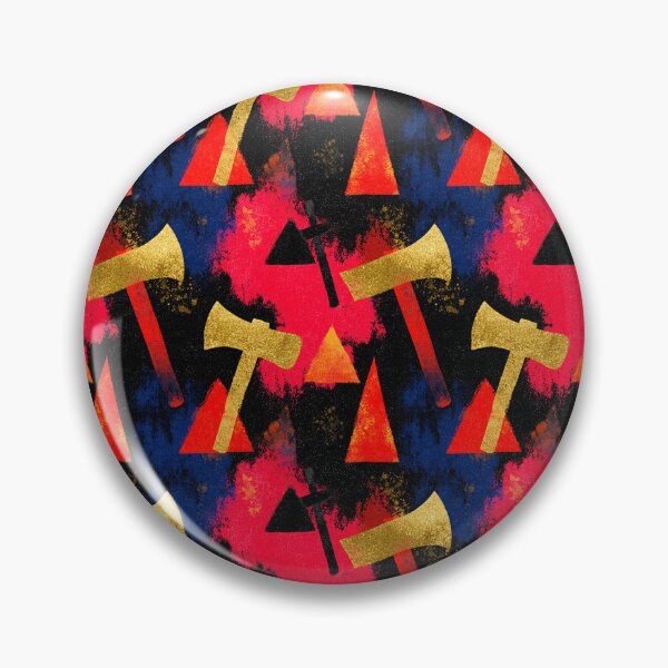 Item preview, Neon Grunge Axe Geometric Pattern designed and sold by bubblegoth.