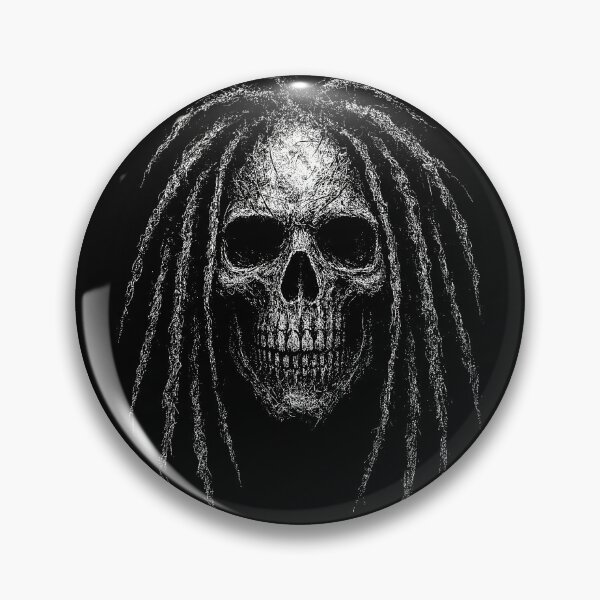Item preview, Dreadlocks Skull Distressed Grunge Artwork designed and sold by Mortisigil.