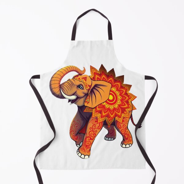 Item preview, Energetic Elephant Mandala Vibes designed and sold by MooDigitalArt.