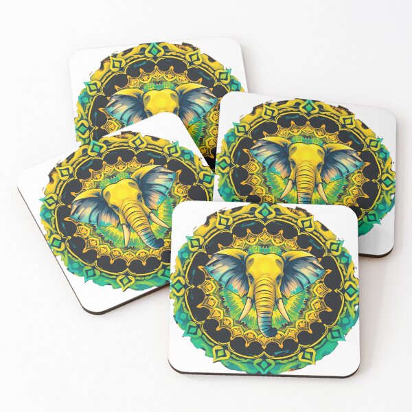 Item preview, Radiant Elephant Mandala Bliss designed and sold by MooDigitalArt.