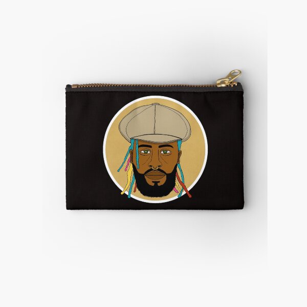 Item preview, Rainbow Dreads Urban King Portrait - Colorful Locs - Hip Hop Illustration - Circle Edition designed and sold by Eric Sintès.
