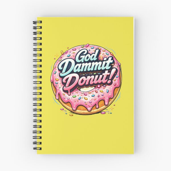 Item preview, God Dammit Donut Sticker!  designed and sold by LittleGreenChaos.