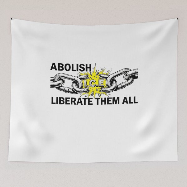 Item preview, Abolish ICE Liberate Them All Broken Chain designed and sold by k3rstman1.