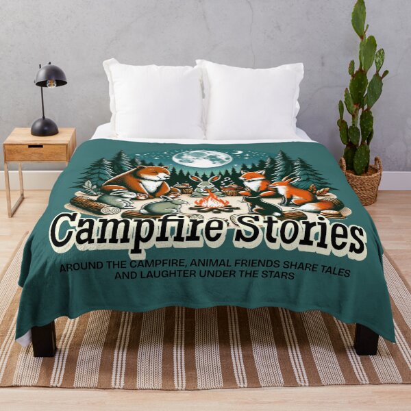 Item preview, Campfire Stories Animal Friends Enjoy Living In The Forest designed and sold by scooterbaby.