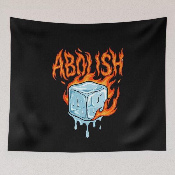 Item preview, Abolish Ice Flaming Cube designed and sold by k3rstman1.
