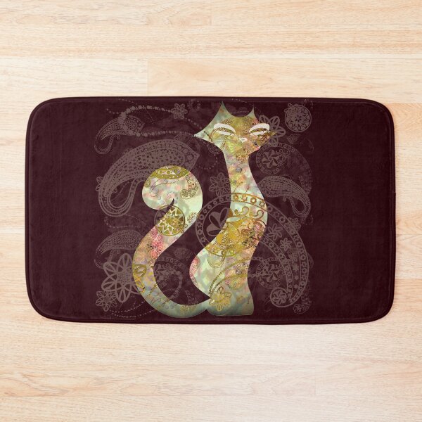 Item preview, The Tattoo Cats -  Ivory and GoldTattoo designed and sold by DreaMground.