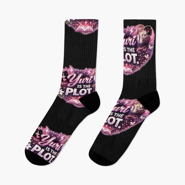 Item preview, Yuri Is the Plot | Girls’ Love Anime Statement Design, Sapphic Anime designed and sold by Item Geeks.