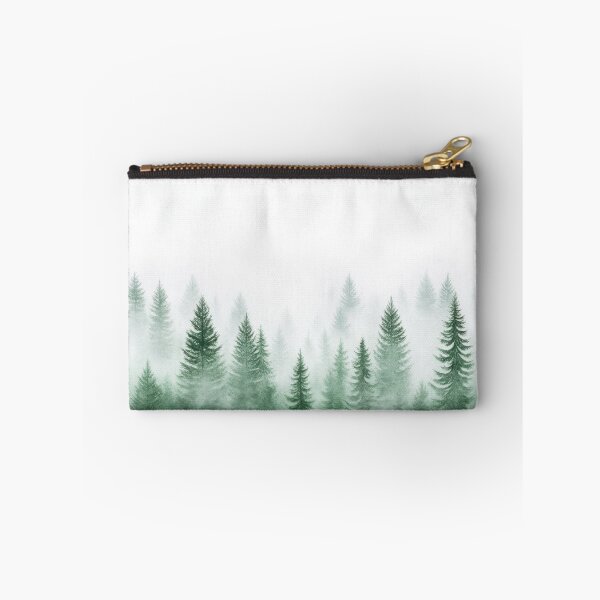 Item preview, Misty green forest designed and sold by FatBirdie.