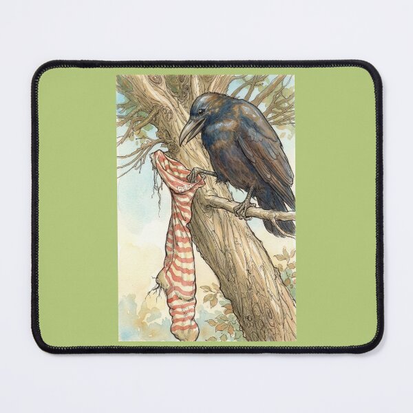 Item preview, Raven Fills His Stocking designed and sold by Tridentulus.