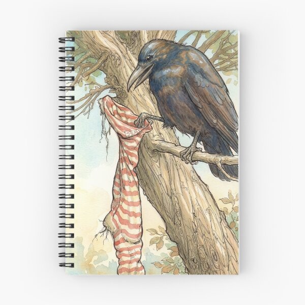 Item preview, Raven Fills His Stocking designed and sold by Tridentulus.