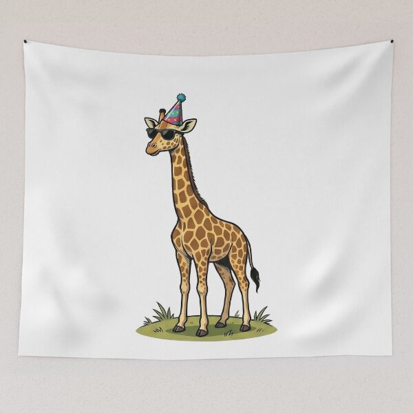 Item preview, Cool Giraffe Party Animal Wearing Sunglasses designed and sold by k3rstman1.