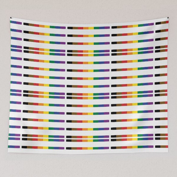 Item preview, Philadelphia Gay Pride Flag Bar Stickers designed and sold by TackyTime.