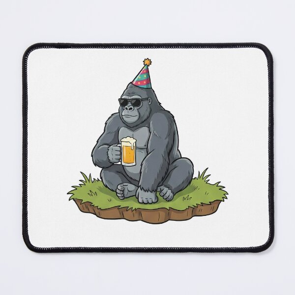 Item preview, Cool Gorilla Party Animal Beer Lover designed and sold by k3rstman1.