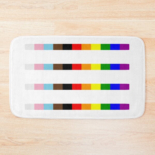 Item preview, Progress Gay Pride Flag Bar Stickers designed and sold by TackyTime.