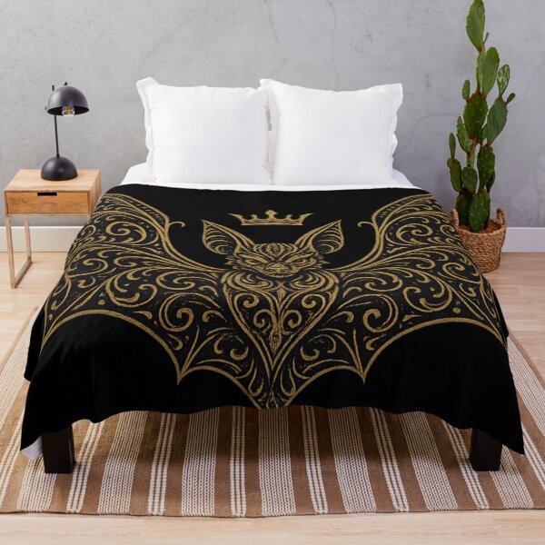 Item preview, Crowned Gothic Bat – Baroque Occult Royalty designed and sold by Mouraludia.