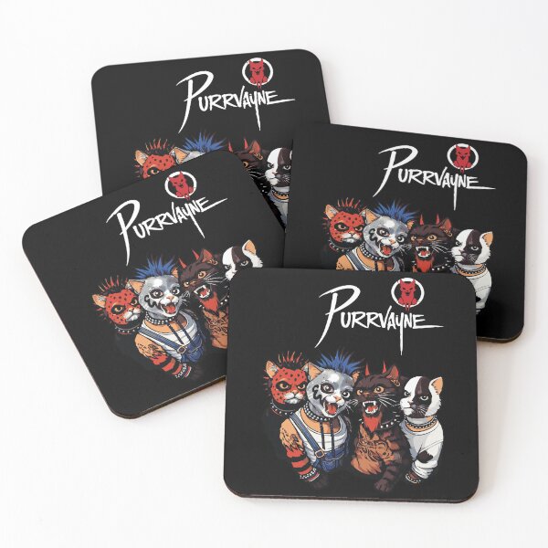 Item preview, Purrvayne Cat Band – Heavy Nu Metal Cat Parody Art designed and sold by Robert "Hellfish" Fonseca.