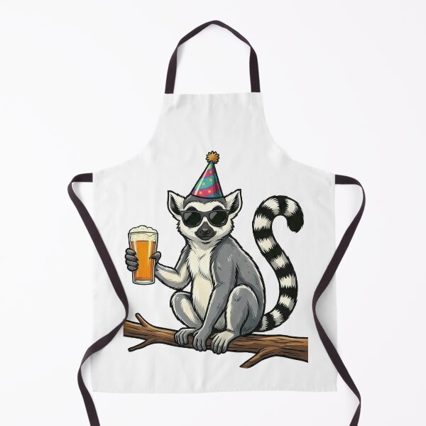 Item preview, Cool Lemur Party Animal Beer Celebration designed and sold by k3rstman1.
