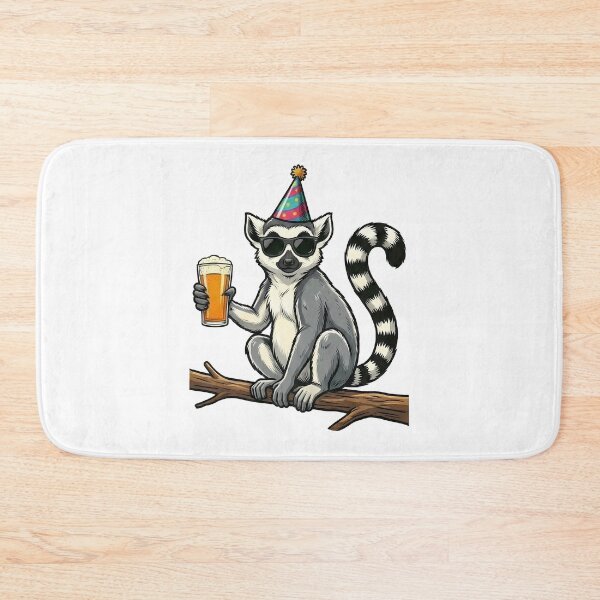 Item preview, Cool Lemur Party Animal Beer Celebration designed and sold by k3rstman1.