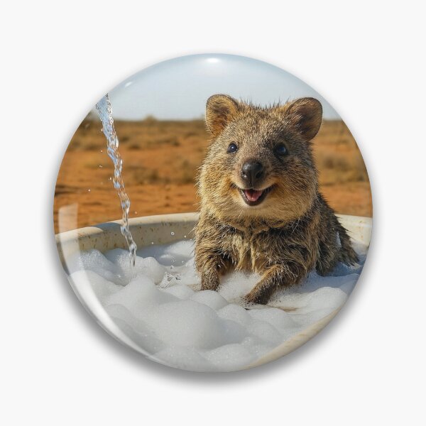 Item preview, Quokka Taking Outdoor Bubble Bath designed and sold by Tridentulus.