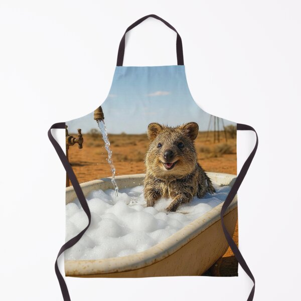 Item preview, Quokka Taking Outdoor Bubble Bath designed and sold by Tridentulus.