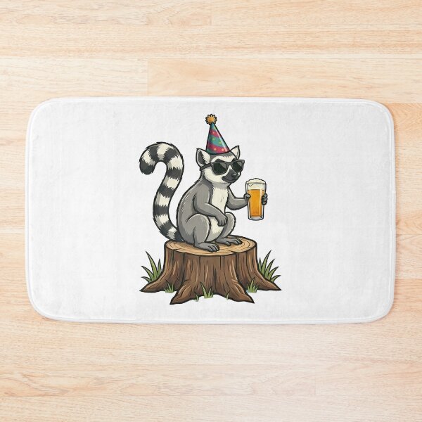 Item preview, Cool Lemur Party Animal Beer Birthday Celebration designed and sold by k3rstman1.