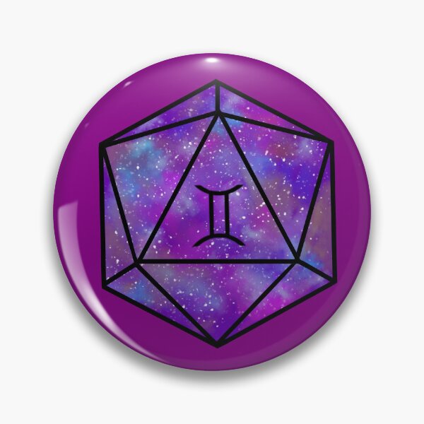 Item preview, Gemini space d20 designed and sold by Catiedragonart.