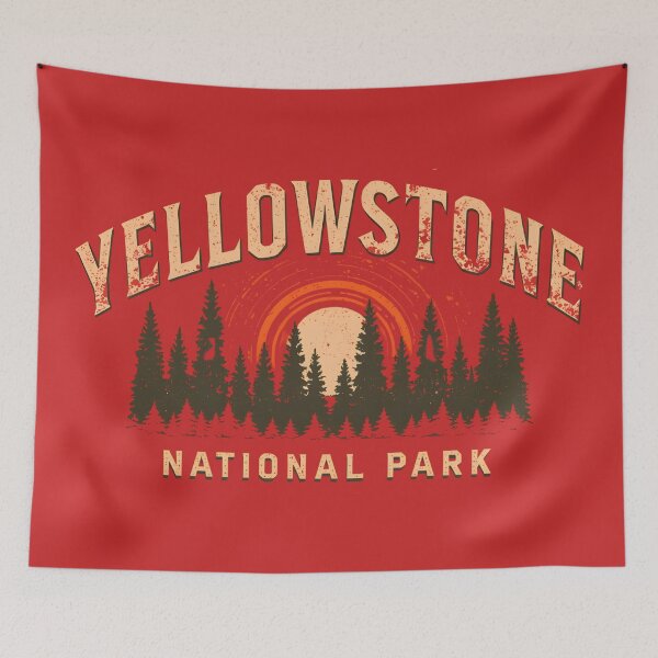 Item preview, Yellowstone National Park  designed and sold by GoodOldVintage.