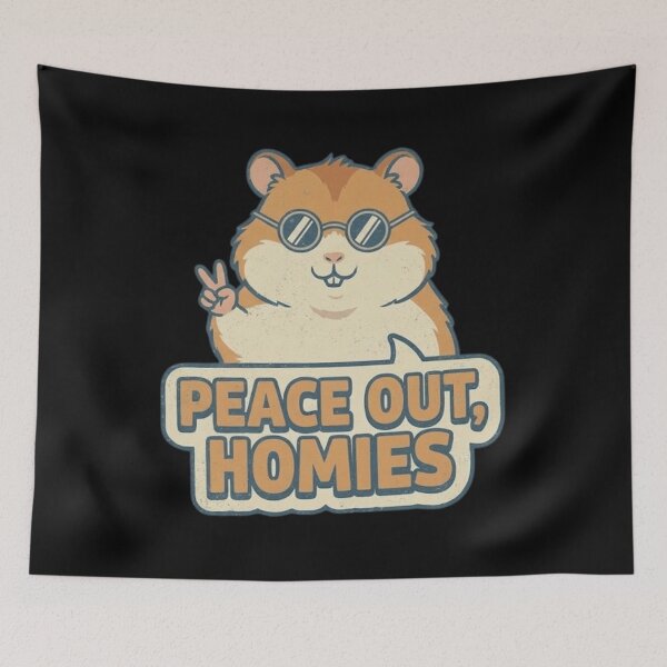 Item preview, Peace out Homiies designed and sold by Elenewy.