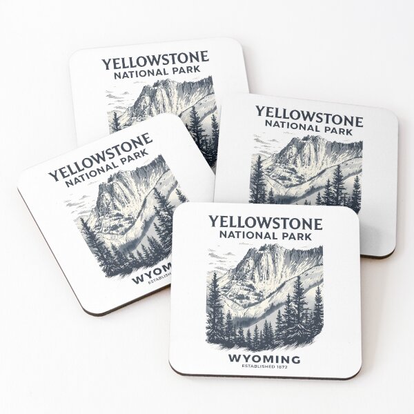Item preview, Yellowstone National Park - Wyoming  designed and sold by GoodOldVintage.