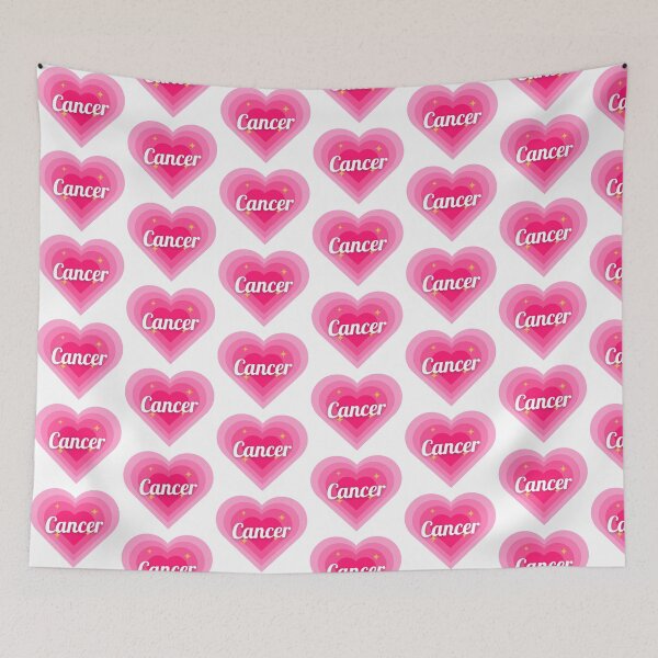 Item preview, Pink Cancer Zodiac Heart Birthday Gift gabyiscool designed and sold by gabyiscool.