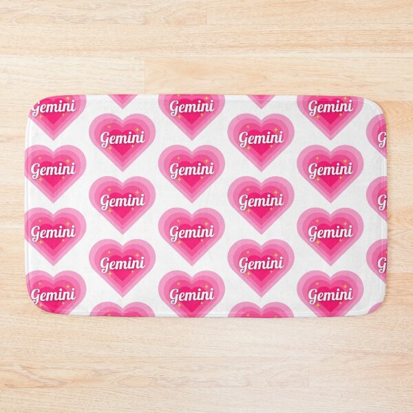 Item preview, Pink Gemini Zodiac Heart Birthday Gift gabyiscool designed and sold by gabyiscool.