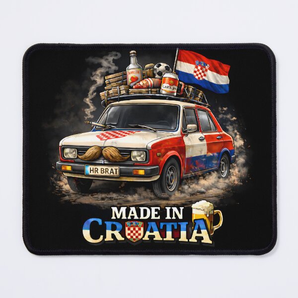 Item preview, Made in Croatia – Funny Stojadin Zastava 101 Retro Car designed and sold by ADVA.N.