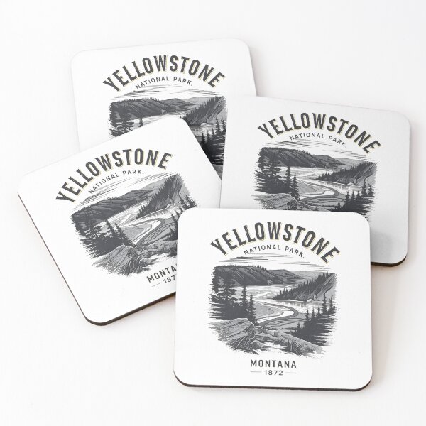 Item preview, Yellowstone National Park - Montana designed and sold by GoodOldVintage.