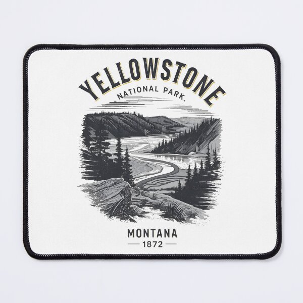 Item preview, Yellowstone National Park - Montana designed and sold by GoodOldVintage.