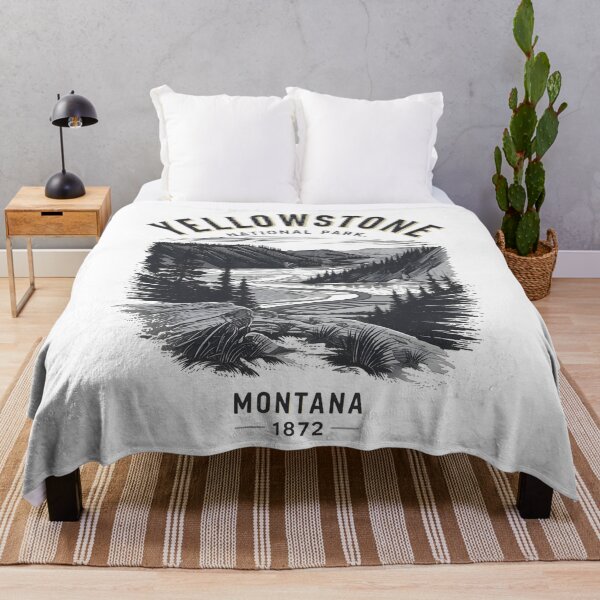 Item preview, Yellowstone National Park - Montana designed and sold by GoodOldVintage.