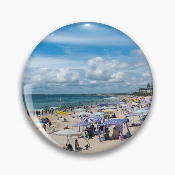 Item preview, Summer Crowds at Bulcock Beach, Caloundra designed and sold by photosbyfebin.