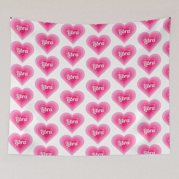 Item preview, Pink Libra Zodiac Heart Birthday Gift gabyiscool designed and sold by gabyiscool.