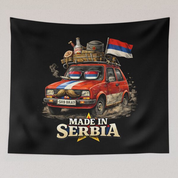 Item preview, Made in Serbia – Funny Yugo Car Balkan Retro designed and sold by ADVA.N.