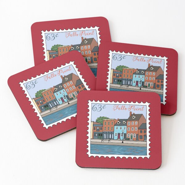 Item preview, Fells Point Baltimore Stamp designed and sold by Elizabeth Weglein.