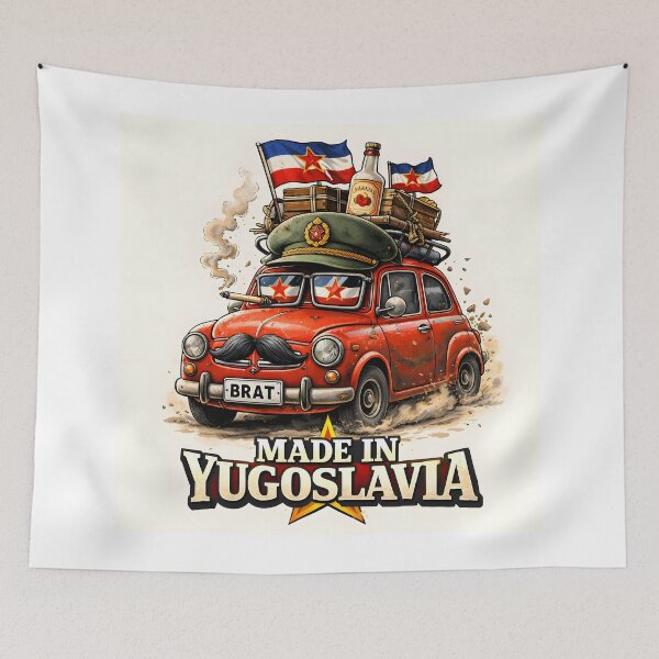Item preview, Made in Yugoslavia – Funny Vintage Yugo Car Retro designed and sold by ADVA.N.