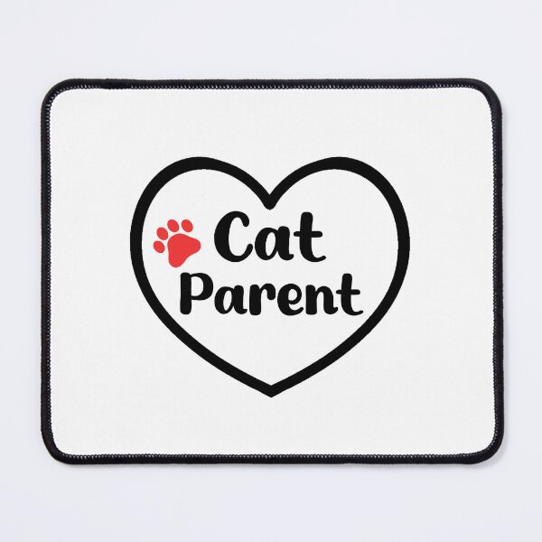 Item preview, Cat Parent heart designed and sold by Meows & Mayhem .