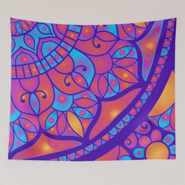 Item preview, Heat Wave Mandala designed and sold by carolveri.