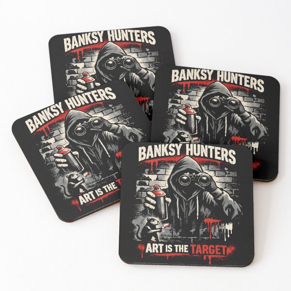 Item preview, Banksy hunters t-shirt designed and sold by natzeroART.