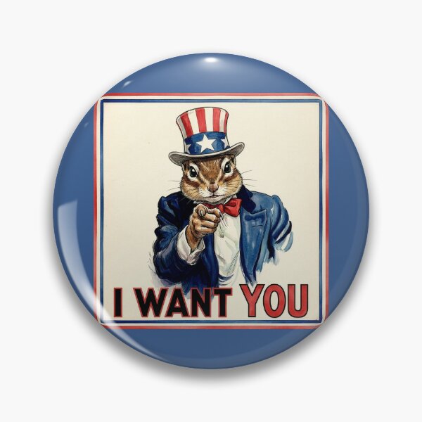 Item preview, Uncle Sam Chipmunk Wants You designed and sold by Tridentulus.