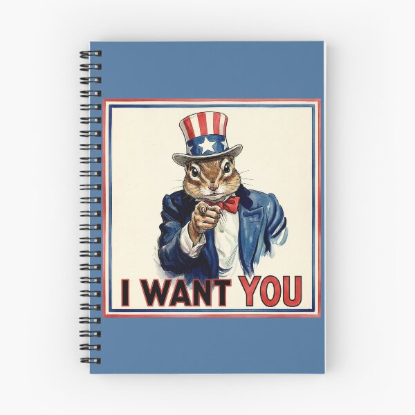 Item preview, Uncle Sam Chipmunk Wants You designed and sold by Tridentulus.