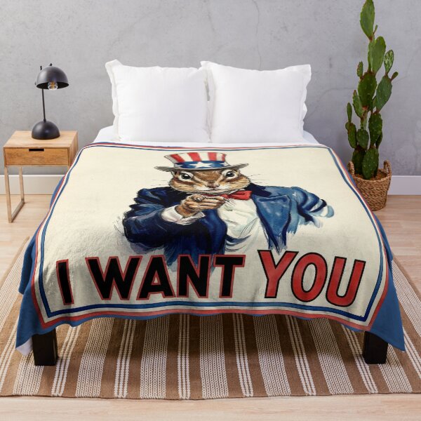 Item preview, Uncle Sam Chipmunk Wants You designed and sold by Tridentulus.