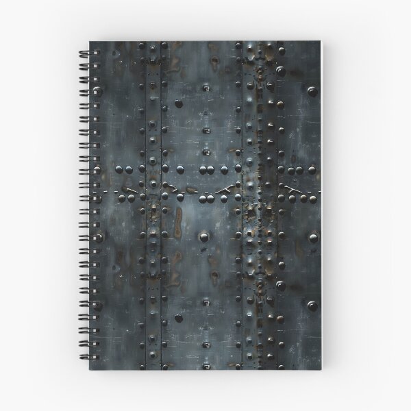 Item preview, Bolted Metallic grunge wall designed and sold by FatBirdie.