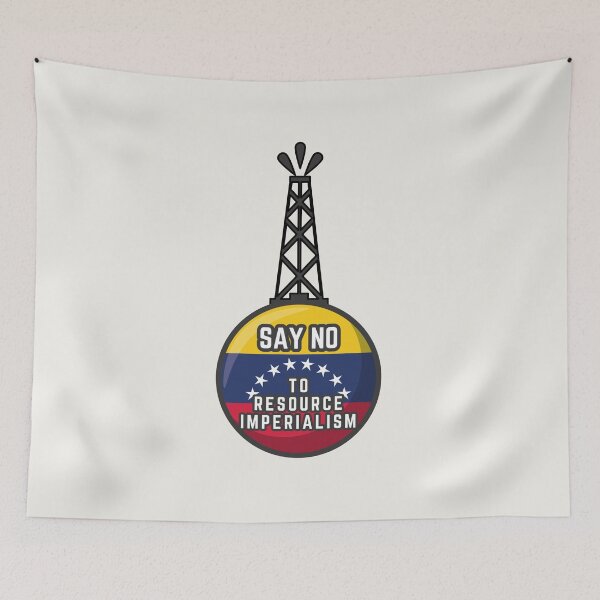 Item preview, Say No To Resource Imperialism- Support Venezuela - Venezuelan Flag - Oil - Anti Trump designed and sold by EvergreenRevolt.