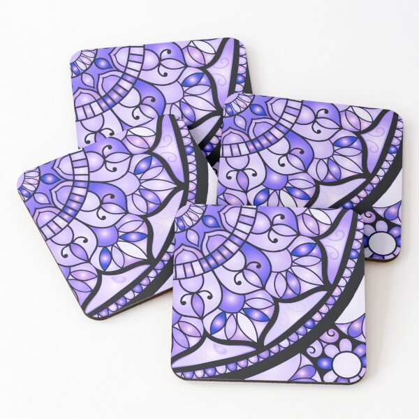 Item preview, Cold colored mandala designed and sold by carolveri.